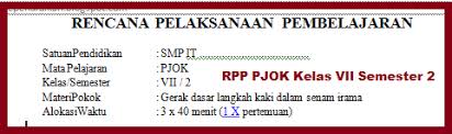 Jika dalam proses pendownlodan tidak sesuai atau terjadi masalah. Rpp Pjok Smp Kelas 7 Semester 2 Tahun 2019 2020 Update Data