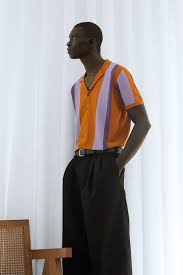 On ebay, youll find materials like cashmere blend, cotton, cotton blend, rayon, or synthetic. Striped Jacquard Knit Shirt From Zara On 21 Buttons