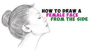 If you want to draw a face from the side or profile view, these same proportional measurements apply. How To Draw A Face From The Side Profile View Female Girl Woman Easy Step By Step Drawing Tutorial For Beginners How To Draw Step By Step Drawing Tutorials