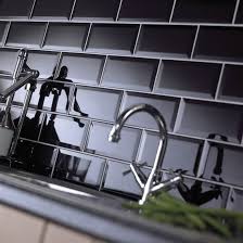 Protect your kitchen and bathroom walls with backsplash tiles. China 3 X6 7 5x15cm Black Glossy Bevel Subway Tiles For Kitchen Backsplash Bathroom Wall China Ceramic Wall Tile Subway Tile