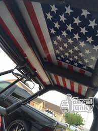 Back Glass Matte Black American Flag Window Decal Flat American Flag Decals Blue Jeep American Flag Decal Jeep Usa