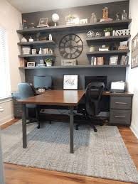 33 Fabulous Office Design Ideas You Definitely Like Pimphomee In 2020 Home Office Design Home Office Space Small Home Office