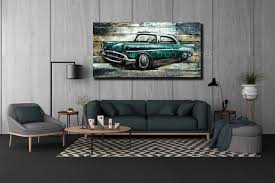 Explore a wide range of the best plank wood on aliexpress to find one that suits you! China Metal Decoration Oil Painting Wall Art Wood Planks Old Green Car Iron 3d Dimension China 3d And Decoration Price