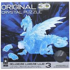 3d jigsaw puzzle / 3d crystal puzzles. University Games Blue Dragon 56 Piece 3d Crystal Jigsaw Puzzle Target
