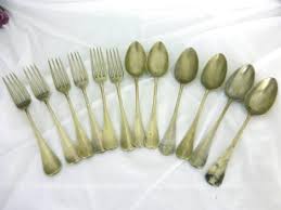 06 87 77 34 29 | nos occasions. Lot De Couverts En Metal Argente Jaune Le Grenier De Lisette