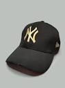 کلاه کپ NY طلایی با نقاب نیویورک وارداتی - هانیل اسکارف