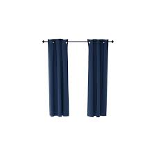 Vivid orange and deep blue are a pretty stimulating combination, so go lighter for complementary curtains that create a. Furinno Collins Dark Blue Polyester Blackout Curtain 42 In X 63 In 2 Pack 2 Fc66001dbl The Home Depot