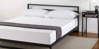 12 inches high with 5.75 inch frame. Low Profile Zinus Trisha Queen Bed Frame Returns To 2020 Low Of 129 9to5toys