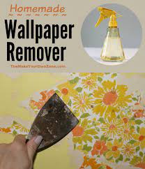 Vinegar Water Homemade Wallpaper Remover The Make Your Own Zone