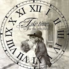 El Tiempo Pasa Pero El Amor No Vintage Klokken Foto Klok Prints