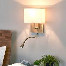 Wandleuchte 6519 Mit Led Leselampe Messing Antik In 2020 Led Leselampe Wandleuchte Lampen