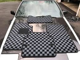 Getting an anime car wrap is trashy and unprofessional nobody would steal a car with an anime character on it. Lhd Floor Mats Ae86