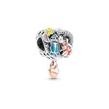 Achat Charm Disney X Pandora Ohana Lilo & Stitch en argent, métal doré et  oxyde de zirconium