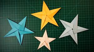 Lay your paper flat with the folded side at the bottom. How To Make A Origami Christmas Star With Money Make It Easy Crafts Easy Money Folded Five Pointed