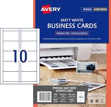 Fancy business cards simple avery templates 5366 avery from avery business cards templates free , source:scarperunning.club. 63 90 Laser Business Cards 150gsm Matt White Edge 90x52mm L7415 Avery 959026 Box 100