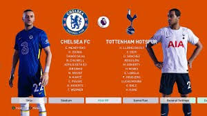 Training kit tottenham hotspur shirt jersey dark blue fluorescent green 2021 2022. Pes 2021 Chelsea Fc Vs Tottenham Hotspur New Kits 2022 English Premier League Youtube