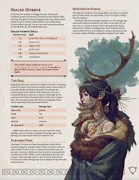 First, the subject gains a +2 deflection bonus to ac and a +2 resistance bonus on saves. Sealed Horror Subclass Pobierz Pdf Z Docer Pl