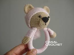Amigurumis Sonajero Crochet Osito Aqui En Video Abreviaturas Am Anillo Magico Magic Juguetes De Bebe De Ganchillo Sonajeros Crochet Sonajero