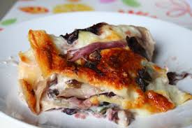 Lasagne al radicchio cotto e mangiato. Lasagne Al Radicchio Mamma Felice