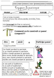 Phrases et textes à compléter au passé composé, exercices de liaison, à cliquer, mots croisés cp ce1 ce2 cm1 cm2 6ème 5ème 4ème 3ème et fle. Passe Compose Ce2 Monsieur Mathieu