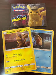 Maybe you would like to learn more about one of these? Pokemon Detective Pikachu Cards Hobbies Toys Toys Games On Carousell
