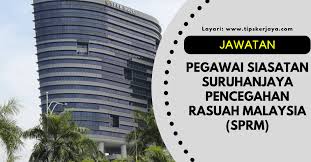 Jawatan kosong di suruhanjaya pencegahan rasuah malaysia kini dibuka kepada mereka yang berminat dan mempunyai kelayakkan. Tugas Pegawai Siasatan Sprm Tips Kerjaya