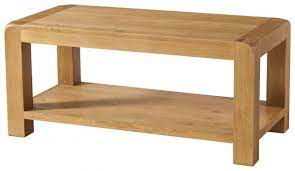 How to style your coffee table so much more than a surface for mugs and tv remotes, a coffee table offers all sorts of potential to brighten up your lounge. Avon Oak Coffee Table With Shelf Old Creamery Furniture