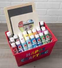4 Diy Gift Basket Ideas The Plaid Palette Diy Craft Ideas Products And More Plaid Online Follow all of the directions on the bottle's label to ensure safety when working with etching cream. 4 diy gift basket ideas the plaid