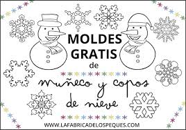 Muñeco De Nieve Para Colorear Molde