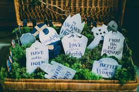 See more ideas about dream wedding materials: Till Death Do Us Apart Themed Wedding Weddingomania