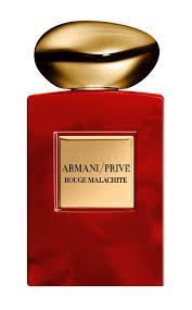 A luxurious tribute to armani/privé's newest icon: Giorgio Armani Rouge Malachite Extrait De Parfum Perfume Design Armani Prive Perfume Luxury Fragrance
