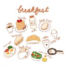 Download Premium Vector Of Illustration Drawing Style Of Food Collection Cute Food Drawings Food Illustrations Food Drawing