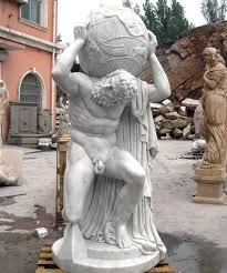 Garden statues garden statues for sale at statue.com garden statues and statuary are available in just about every major gallery within statue.com at affordable prices. Outdoor Garden Decoration Marble Atlas Statue Bearing The Heavens For Sale Mokk 80 You Fine Sculpture