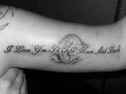 I Love You To The Moon And Back To The Moon And Back Tattoo Cool Back Tattoos Back Tattoo