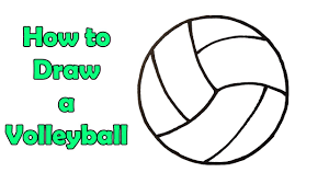 Draw a second curved line through the central section of the volleyball. How To Draw A Volleyball Very Very Easy Youtube