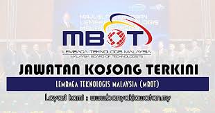 Jawatan Kosong Di Lembaga Teknologis Malaysia Mbot 1 Mac 2019 Malaysia Mac 21st