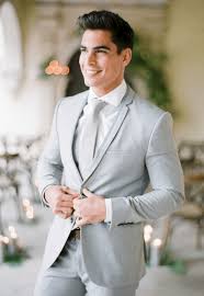 Men's 2pc smoking grey wedding suit up to size 6xl(jacket, pants). 20 Top Style Wedding Groom Suits Ideas You Need To Copy Gray Groomsmen Suits Grey Suit Wedding Mens Wedding Attire