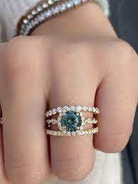 Beautiful Montana Sapphire Wedding Ring Set Sapphire Wedding Ring Set Vintage Engagement Rings Sapphire Montana Sapphire Engagement Ring