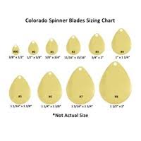 willow blade size chart 2019