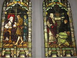 Parable Of The Unforgiving Servant A Stained Glass Window In Scot S Church Melbourne Shows The Initial Forgiving Pentecost Culture Art Traditional Catholic