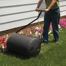 Weight down your roller with sand or water to flatten, level off and compact your lawn. Lawn Roller Aztec Rental Center