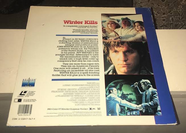 Winter Kills (Laserdisc) Jeff Bridges John Huston Anthony Perkins Eli  Wallach | eBay