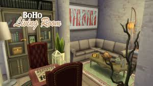 Hope you guys like it.x download on the gallery by searching my ea id. The Sims 4 Room Build Boho Living Room Youtube