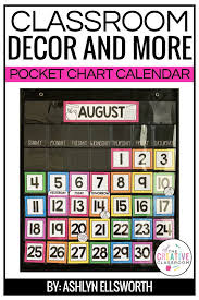 Pocket Chart Calendar Pocket Chart School Supplies For Teachers Chart