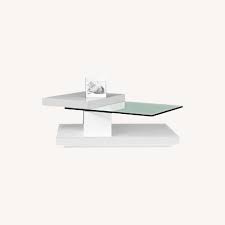 28 w square coffee table glass top gunmetal iron white marble base modern. Wayfair Swivel Glass Top Coffee Table Aptdeco