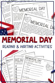 Memorial Day Reading Comprehension And Writing Activities In 2020 Differentiated Reading Activities Differentiated Reading Reading Comprehension