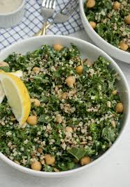 Kale Quinoa Salad Lemon Dijon Dressing Eat With Clarity Recipe Kale Quinoa Salad Quinoa And Kale Recipes Lemon Salad
