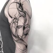 Fisch Tattoo Ideen Bedeutung Bedeutung Fisch Ideen Japonaise Tattoo Sketch Style Tattoos Sleeve Tattoos Best Sleeve Tattoos