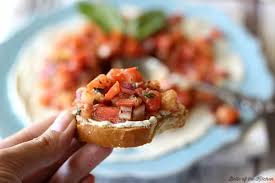 In a bowl, combine the cream cheese, mayonnaise and lemon juice. Creamy Bruschetta Dip Belle Of The Kitchen