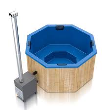 Jacuzzi holz für den garten. Badetonne Vom Eu Hersteller Badetonne Aus Gfk Badetonne Mit Ofen